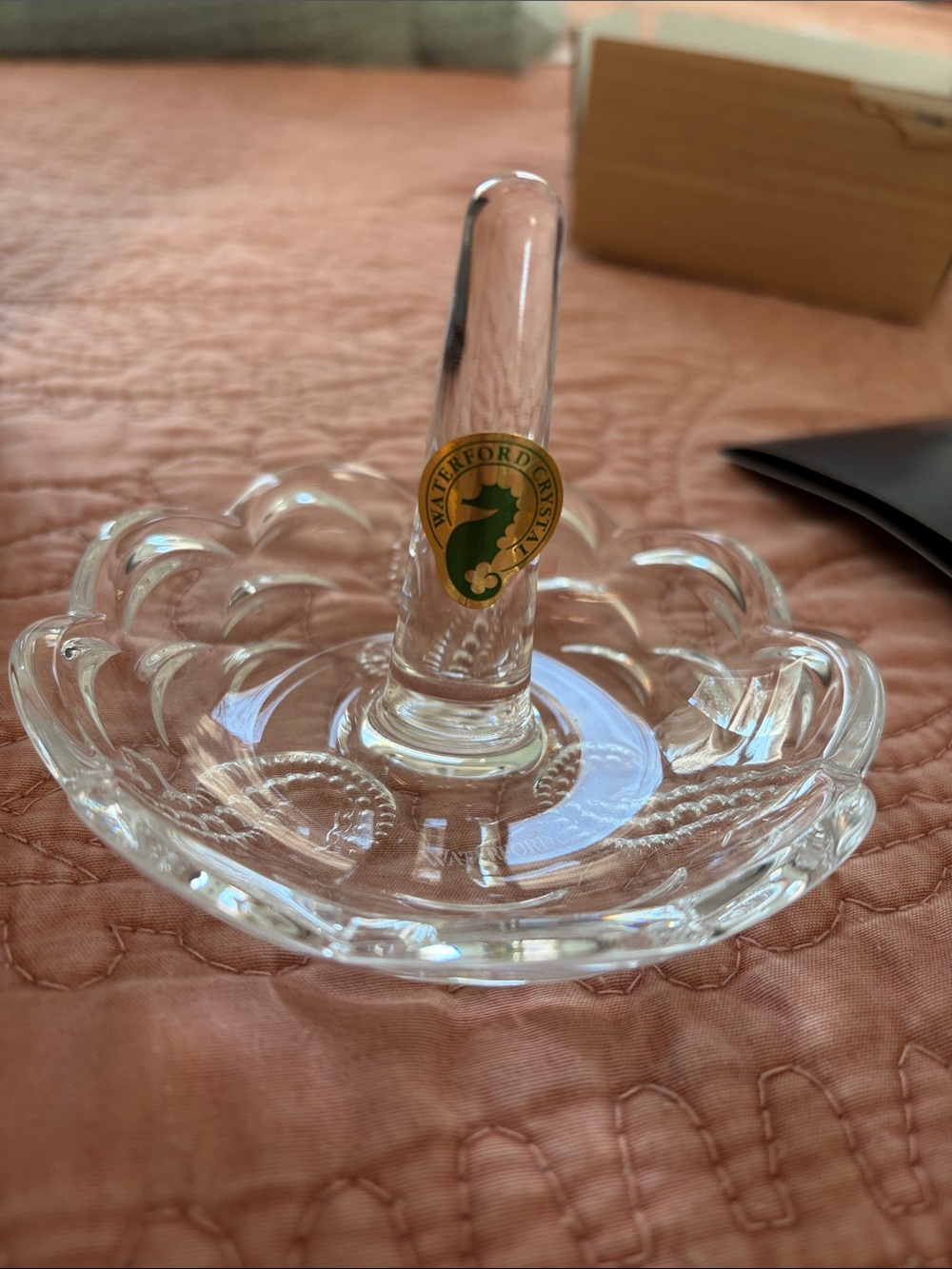 Waterford Seahorse Ring Holder - new in box